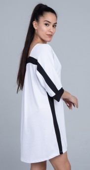 Короткое белое платье TwinSet 
