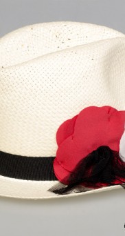 Летняя шляпа в мужском стиле TwinSet