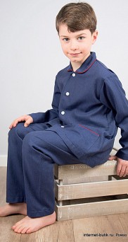 Фланелевая пижама для мальчика BoboSette! Италия