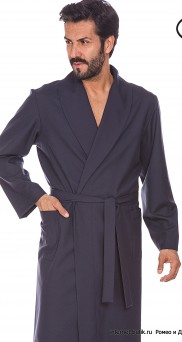 Элитный мужской халат из шерсти мериноса B&B LUCA