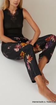 Домашний комплект  топ+брюки с цветочным принтом Zimmerli 